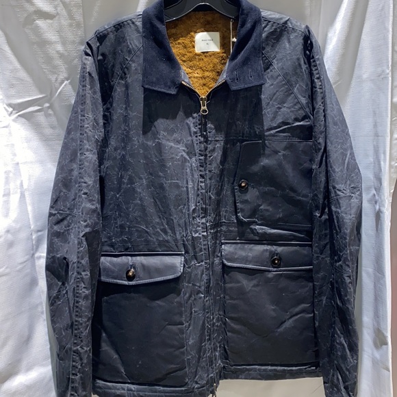 Billy Reid Mens Waxed Cotton 